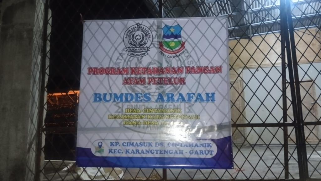 BUMDes Arafah Desa Cintamanik Dorong Ketahanan Pangan dan Kemandirian Ekonomi Warga
